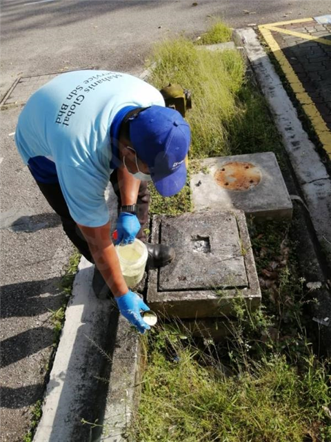 Sulfur barrier treatment