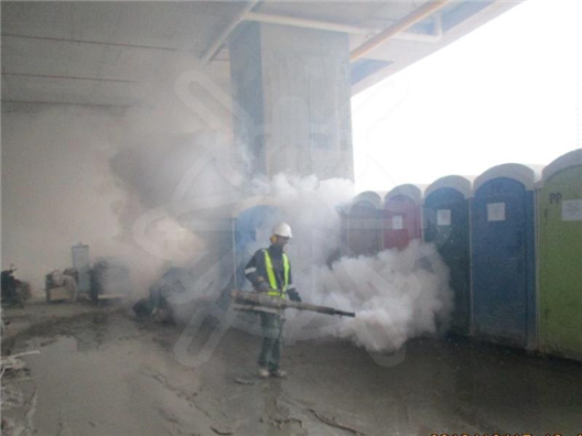 Fogging for adult mosquitoes