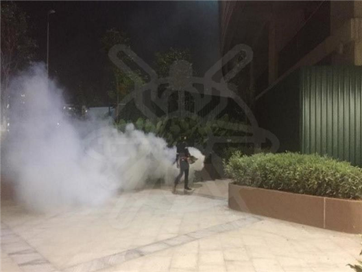 Fogging for adult mosquitoes